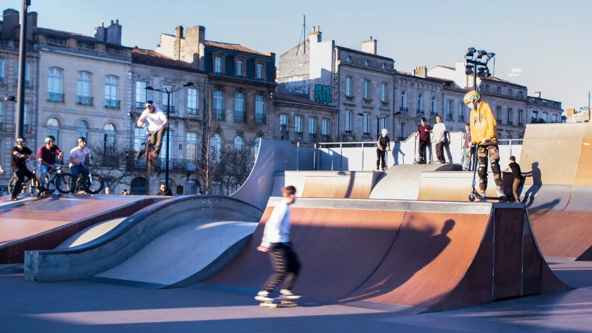 Le skatepark des Chartrons à Bordeaux
