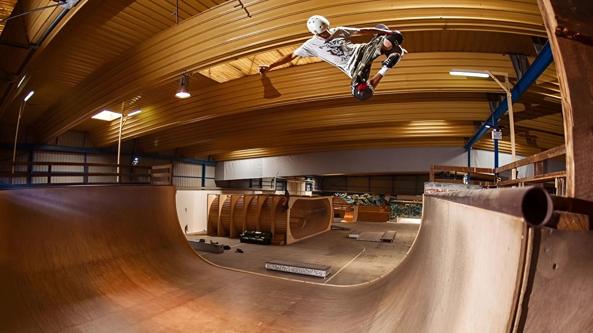 Lo skatepark di Darwin sulla riva destra